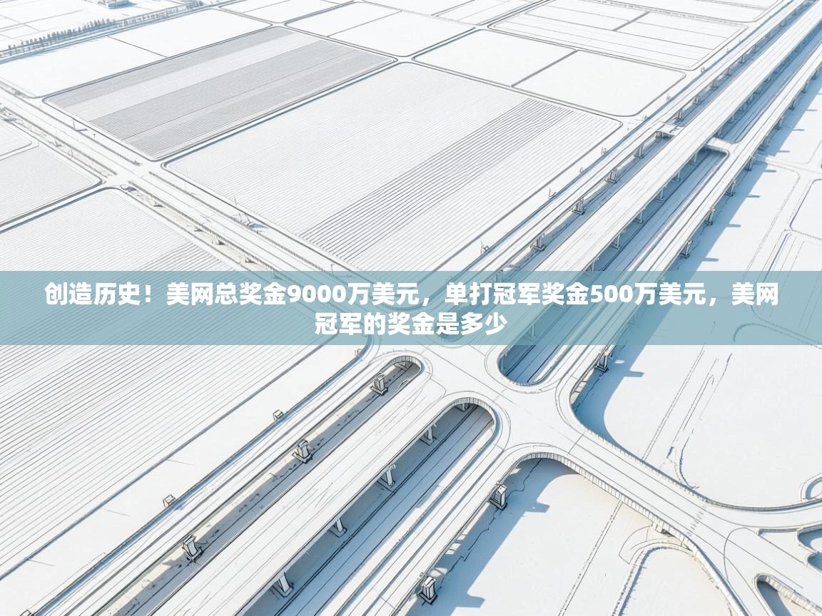 乐动体育平台-创造历史!美网总奖金9000万美元,单打冠军奖金500万美元,美网冠军的奖金是多少 第1张